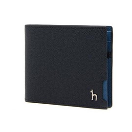 Hazzys (대구신세계)네이비 퍼피로고 배색 포인트 반지갑 HJWA5E381N3 (Namdaegu Shinsegae) Navy Puppy Logo Color-Contrast Point Wallet HJWA5E381N3