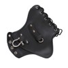 AQIMY Motorcycle Saddle Shield PU Leather Thermal Baffle Deflector Modified