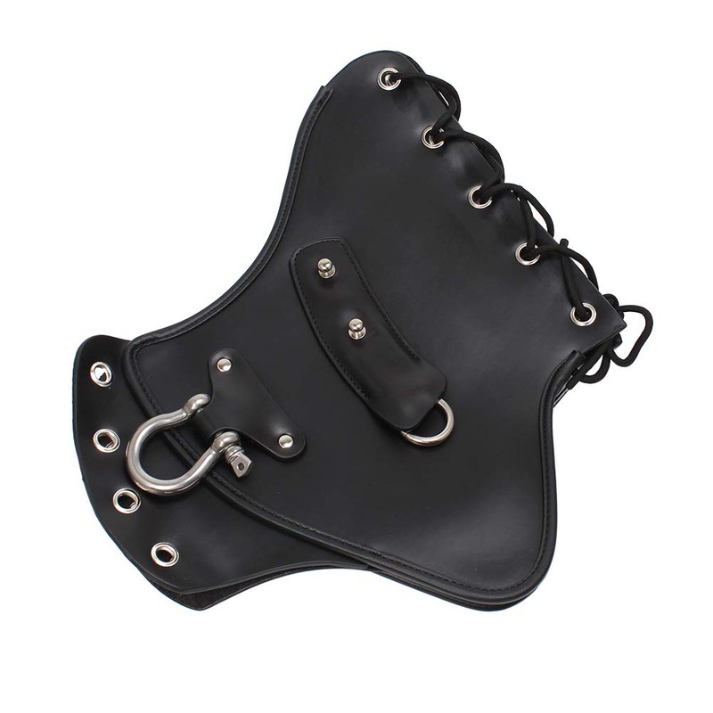 AQIMY Motorcycle Saddle Shield PU Leather Thermal Baffle Deflector Modified