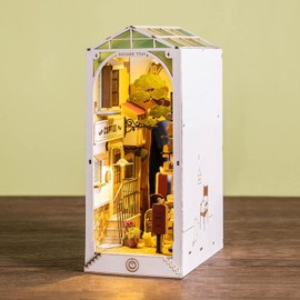 Rolife Sunshine Town 3D Wooden DIY Miniature 1:24 Dollhouse Book Nook Decor Gift