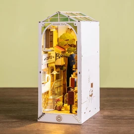 Rolife Sunshine Town 3D Wooden DIY Miniature 1:24 Dollhouse Book Nook Decor Gift