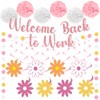 16pcs Welcome Back to Work Decorations Office Rose Gold Pink