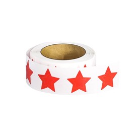 1Roll(500PCS) Tanning Stickers with Five-Pointed Star Sunbathing Bed Sticker Perforated Self Adhesive Body Decals