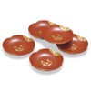 Mitani M17259-1 Yamanaka Lacquerware Medium Plate, Vermilion, 5.9 inches (15