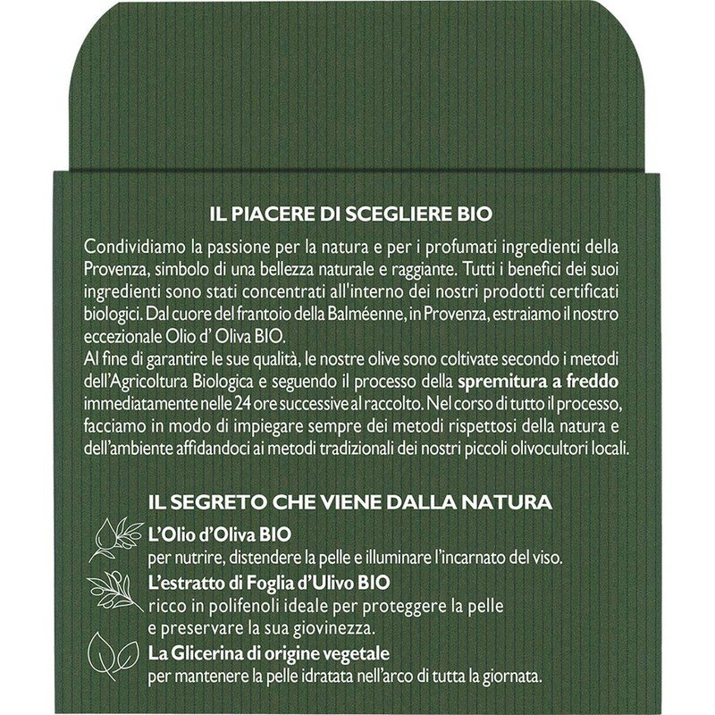 Tesori di Provenza Organic Anti-Wrinkle Face Cream with Organic Olive