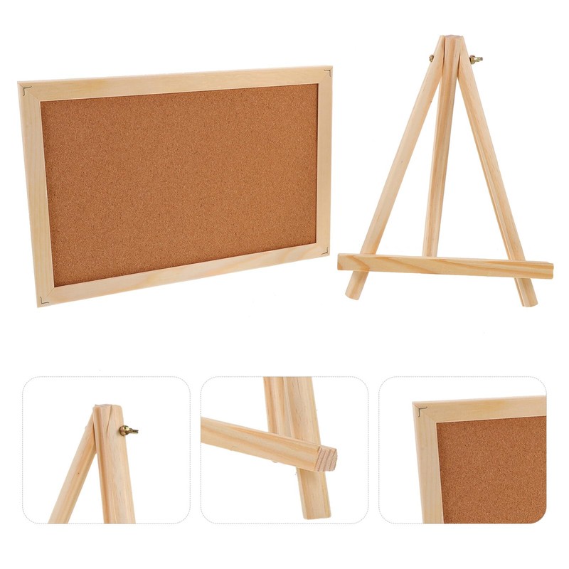 STOBOK Office Cork Board, Cork Board, Double-Sided, Tabletop, Decorative Board,