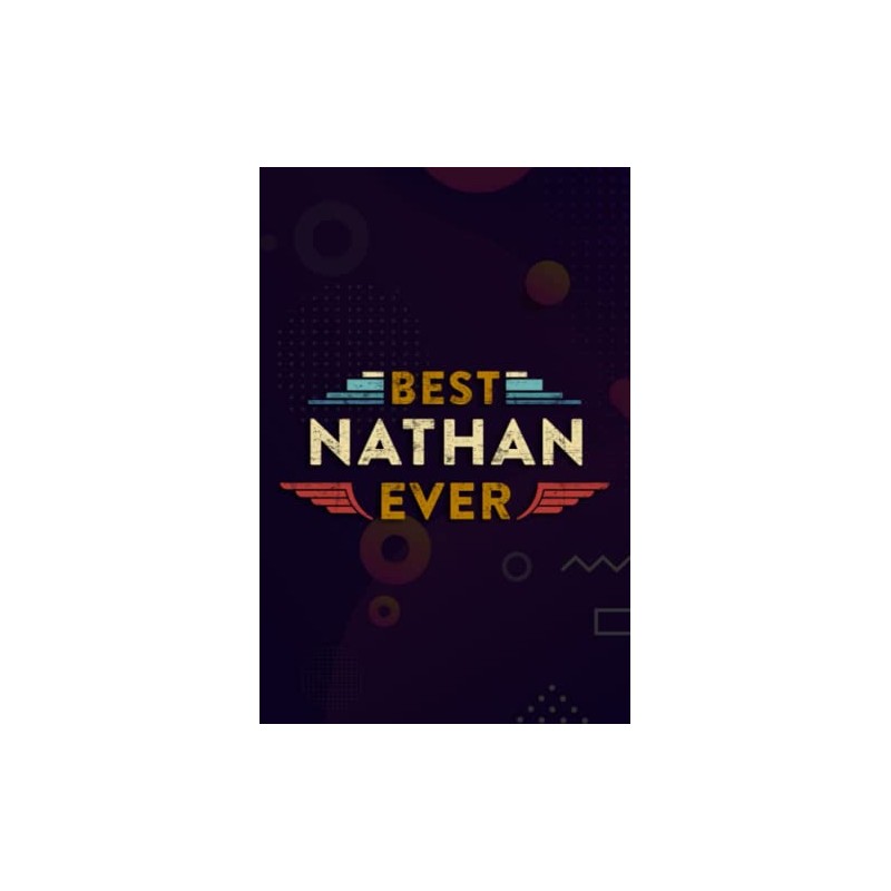 Christmas Journal & Planner - BEST. NATHAN. EVER. Art Funny