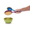 KitchenCraft Colourworks 4 Piece Measuring Cup Set, Multi-Coloured Plastic Rainbow