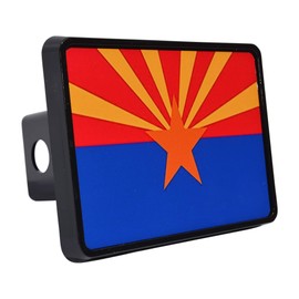 Rogue River Tactical Arizona State Flag Trailer Hitch Cover Plug AZ