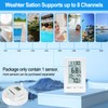 Urageuxy Wireless Digital Pool Thermometer, 328ft Remote Floating Thermometer with