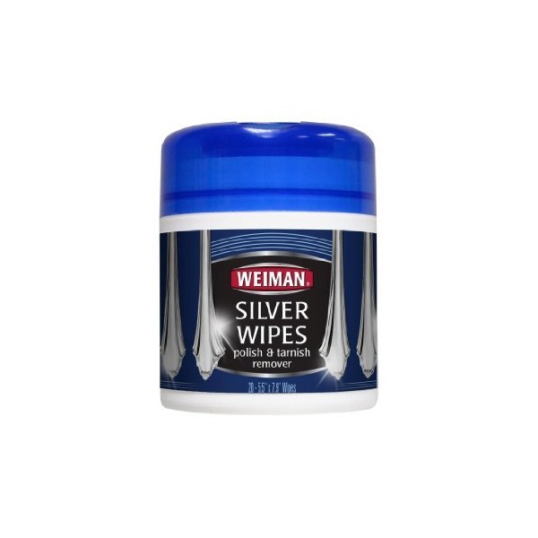 Weiman Silver Wipes Polish & Tarnish Remover 20Ct 3-Pack