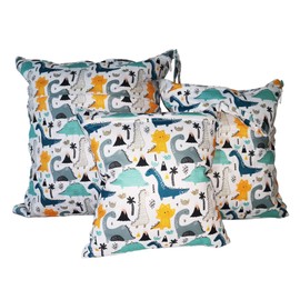 Qiantull Set of 3 Cloth Nappies Wet Bags with Dinosaur Animal Pattern Waterproof Nappy Bag Wet Bags Changing Bag Wet Bag Organiser Bags Large Wet Dry Cloth Bag M + L + XL, Dinosaurs