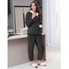HEEKPEK Fluffy Pajamas Set for Women Soft Fuzzy Pajamas Fleece
