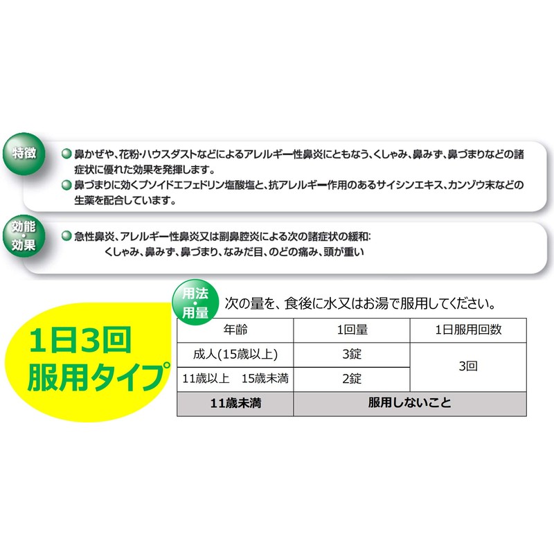 【指定第2類医薬品】アネトン アルメディ鼻炎錠 90錠