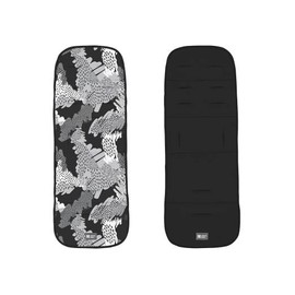 KIKKA BOO STROLLER LINER MEMPHIS BLACK
