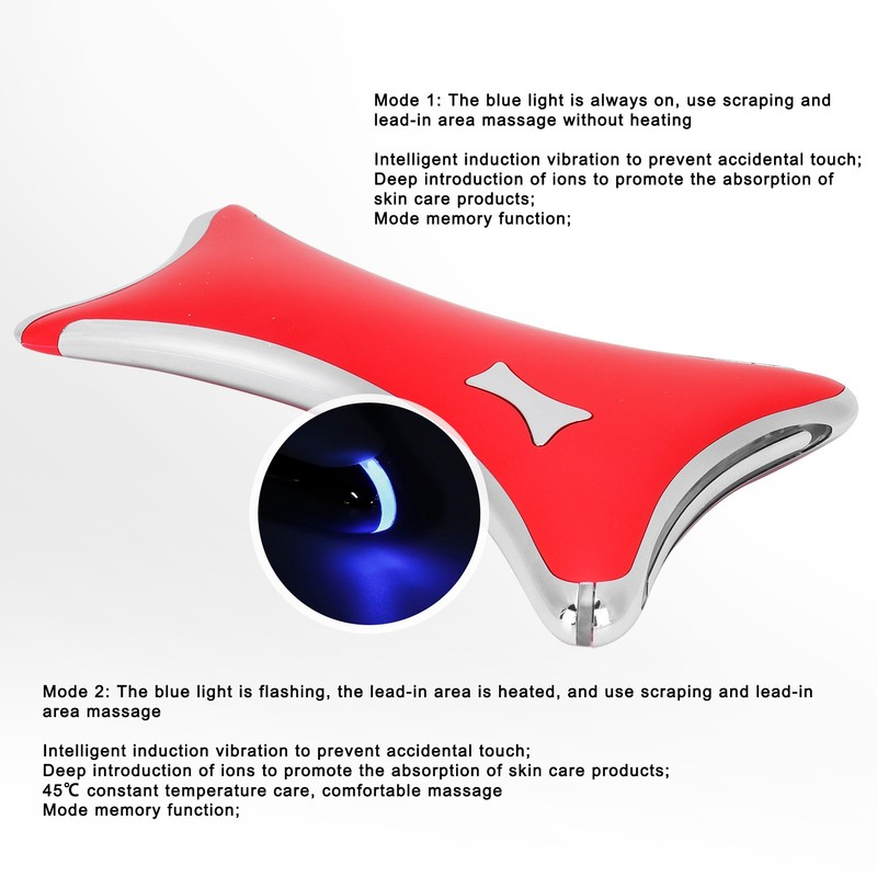 LED Electric Gua Sha Board USB Vibration Heating Scraping Massager
