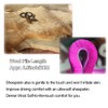 AOGELAN Fluffy Fuzzy Genuine Sheepskin Car Seat Belt Covers for