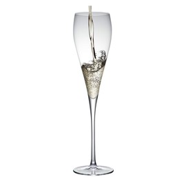 Rona Grace 28 Champagne 9.5 oz. Crystal Flute (Set of 2)