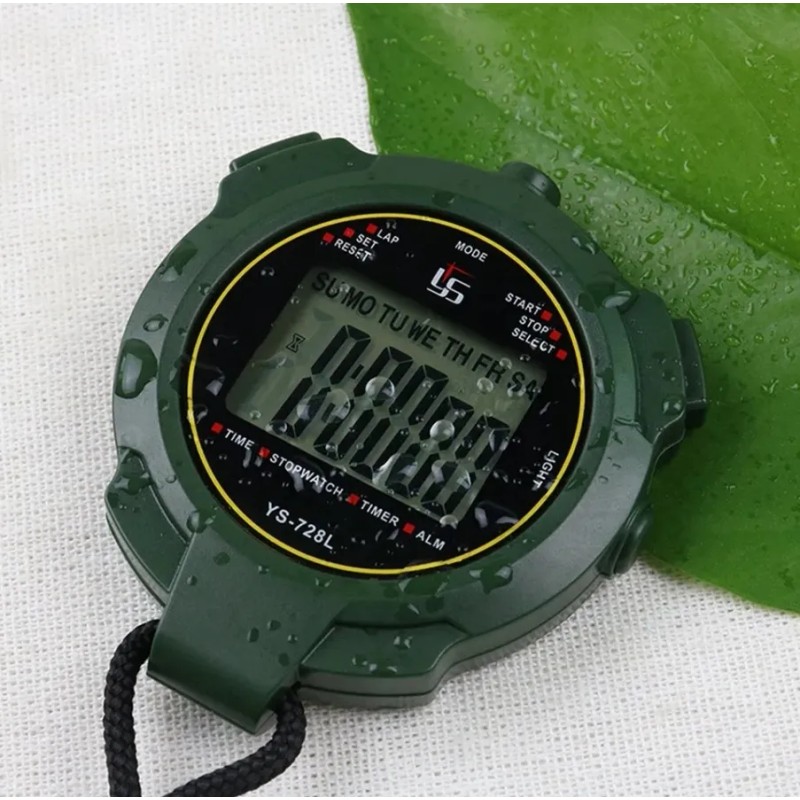 Cronómetro Reloj Alarma Y Luz, Whaterproof, Contador.