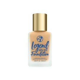 W7 Legend Foundation - Creamy Liquid Foundation for Poreless, Semi-Matte Medium Coverage - 28ml (Butterscotch)