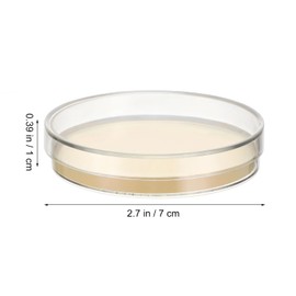 ULTECHNOVO Scientific Project Kit for Microbiology 10 Pieces Pre-Cast Agar Plates Petri Dishes for Learning Microbiology Educational Project for Science