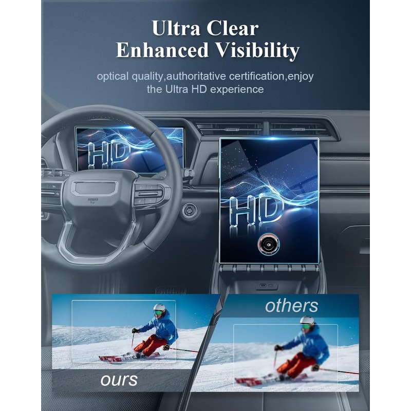 BIBIBO 2Pcs for 2025 GMC Terrain Screen Protector 2025 2026