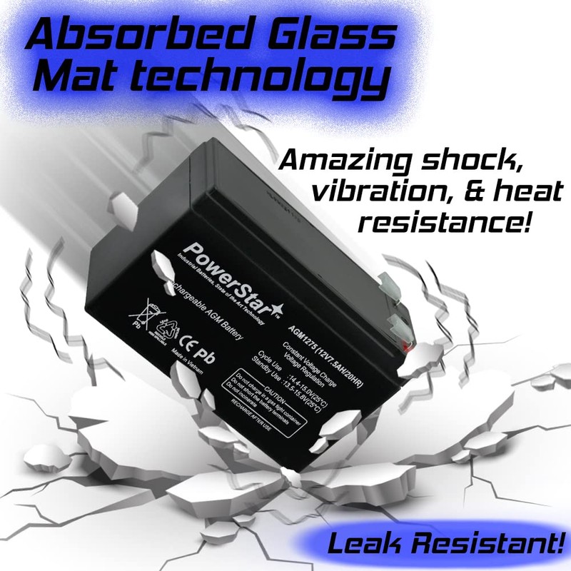 12V 7.5AH Sealed Lead Acid Battery for 12V 7ah 12V