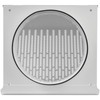 Vent Systems 8" Inch Exhaust Vent Cover with Rubber Gasket