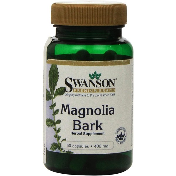 Swanson Magnolia Bark 400 Milligrams 60 Capsules