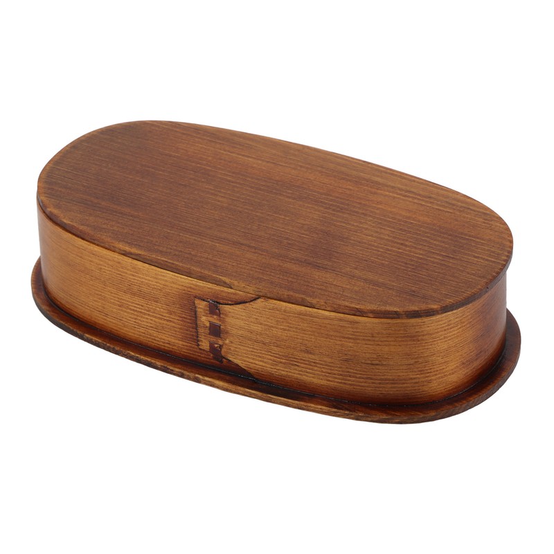Lunch Box Set Japanese Style Wooden Food Storage Container for