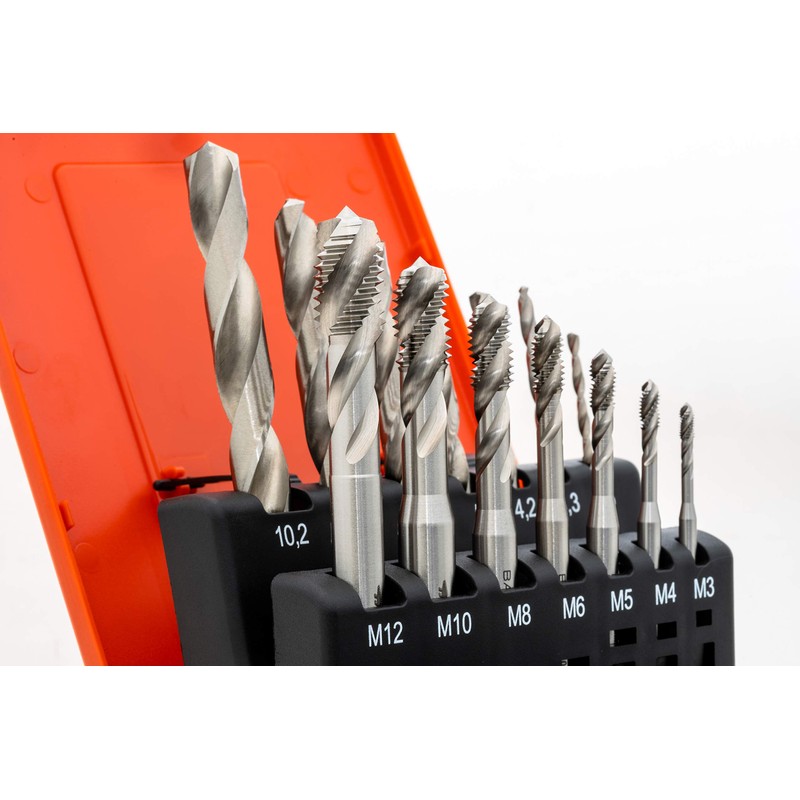 Set HSSG: machine tap drill blind hole core drill bit: