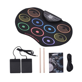 Perfeclan Electronic Drum Kit, Portable Drum Kits, Table Drums, Electric Drum Pad for Professional Kids, Boys and Girls