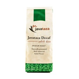 Javataza Decaf Coffee -12 oz Fairly Traded, Naturally Shade Grown (Whole Bean)