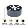 Generic Replacement Extractor Cross Steel 6 Blade Base Fit For