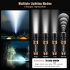 SKYFIRE Rechargeable Flashlight High Lumens,8000mAh Super Bright Flashlight,Zoomable,4 Modes,Waterproof LED