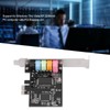 PCI-E 5.1 Sound Card CMI8738 Chip Stereo Audio Card Support