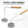 MUMSUNG Bunuelos Mold with Handle, 304 Stainless steel Rosette Maker