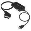 Adattatore Scart a HDMI con Cavi HDMI, 720P/1080P Video Audio