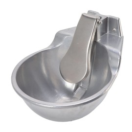 Automatic Cow Drinking Water Bowl Dispenser, Livestock Drinking Bowl Aluminium Alloy Thickened Robust Drinking Sink for Cat Sheep Dog Cattle