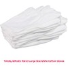 6 pares de guantes de algodón blanco para manos secas,
