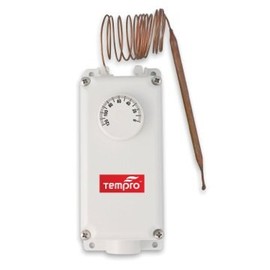 Tempro TP506 Line Voltage Thermostat 60" Extended Bulb, 30°F - 110°F, 24V - 600V, SPDT