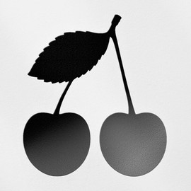 Decal Stickers of Cherry (Black) (Set of 2) Premium Waterproof Vinyl Decal Stickers for Laptop Phone Accessory Helmet Car Window Mug Tuber Cup Door Wall Decoration - BICVER1e72521BLW19Y24