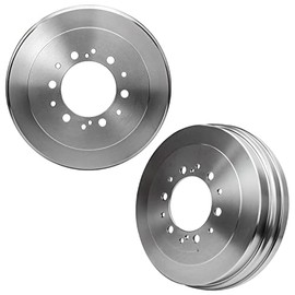 Detroit Axle - 6-Lug Rear Disc Brake Drums Replacement for Toyota 4Runner Tacoma Tundra - 2pc Set