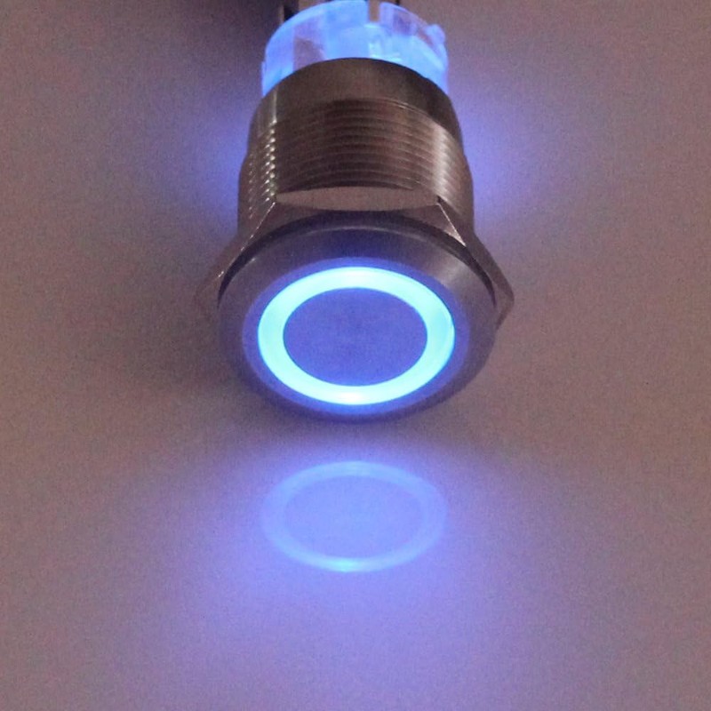 E Support 12V 5A Car Blue Angel Eye LED Light