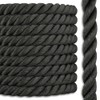 Black Nylon Rope | 3 Strand Twisted | 100% Nylon