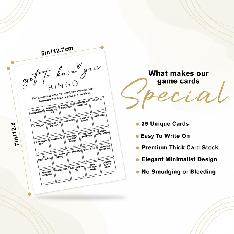 Sahjzk Office Bingo Cards, 25 Unique Randomized 5x7 Sheets, Get
