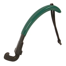 KAMaster Cast Iron Grill Grate Lifter Compatible with Big Green Egg,Primo Vision Louisiana Grills Kamado Grill Accessories Grate Lifters with Green Protective Cover for Moving Hot Grate