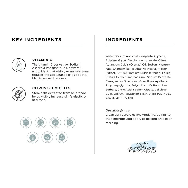 SMS PRODUCTS Vitamin C CC Serum