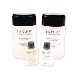 3W Clinic Homme Classic Essential Skincare 2-Piece Set 3W Clinic Homme Classic / 3W 클리닉 옴므 클래식 에센셜 스킨케어 2종세트 3W 클리닉 옴므 클래식