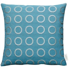 APELT Toro 46x46 14 Cushion Cover, Polyester, Turquoise, 46 x 46 cm